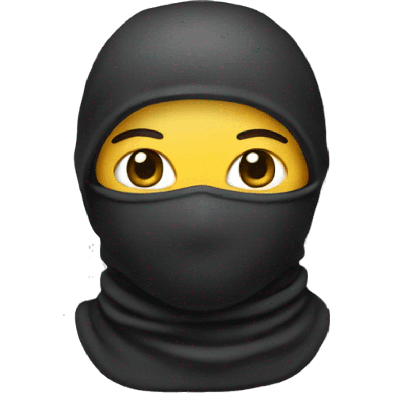 hello kitty with balaclava  emoji