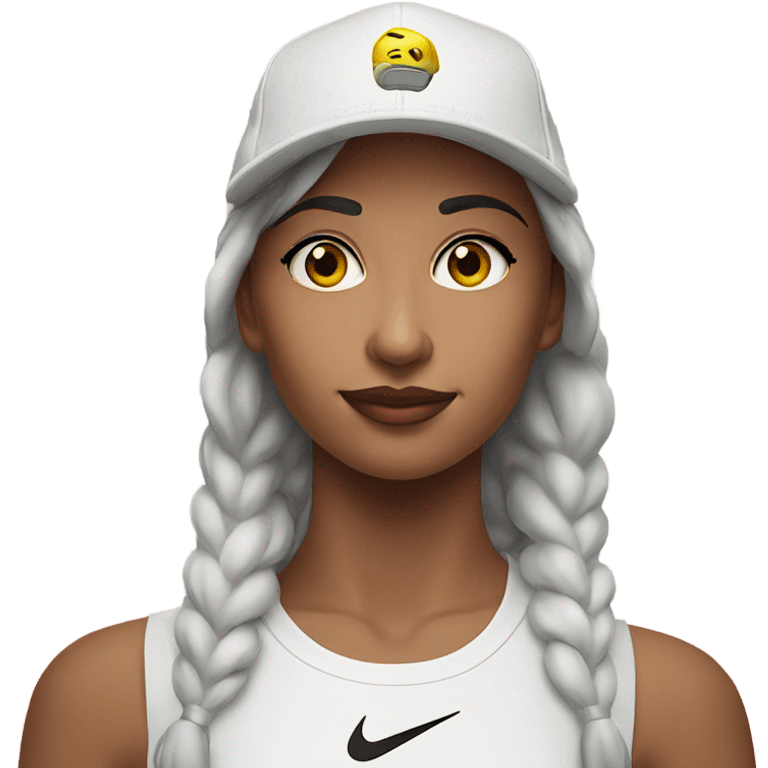 Woman cap nike  emoji