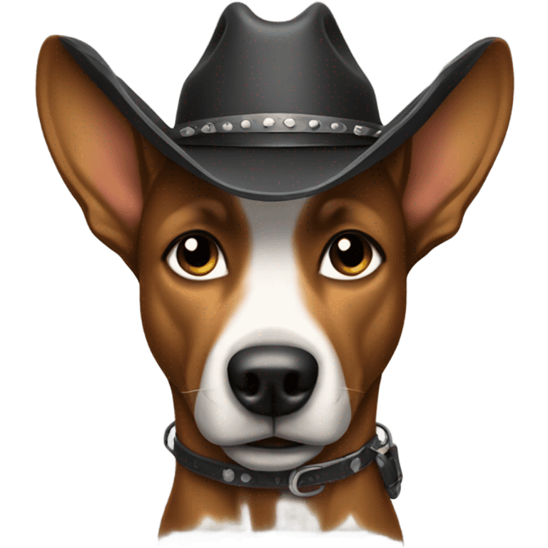 Cowboy dog emoji