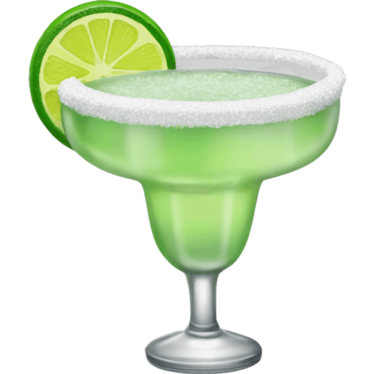 margarita with salt rim emoji