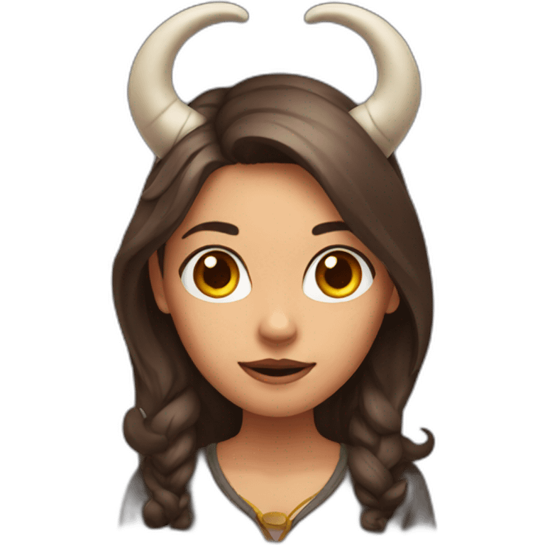 girl with horns emoji