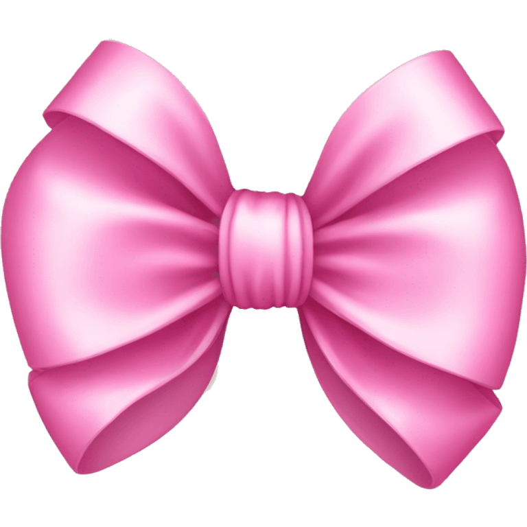 Cute pink bow emoji