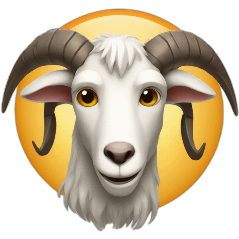 evil goat man emoji