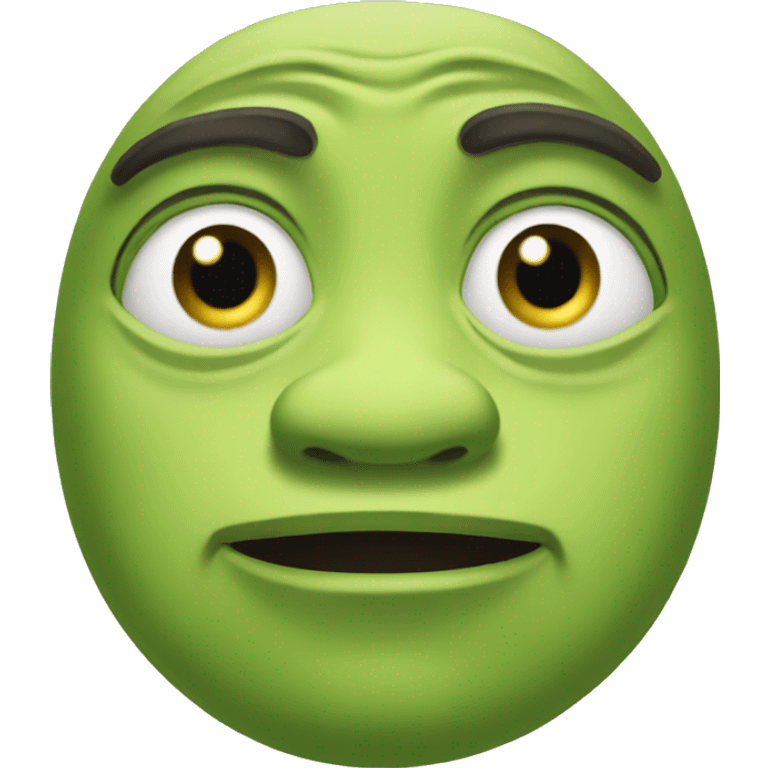 Shreck with lashes emoji