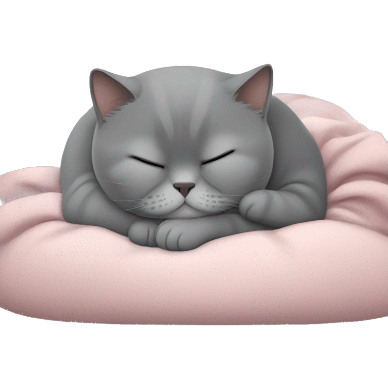 british shorthair sleeping emoji