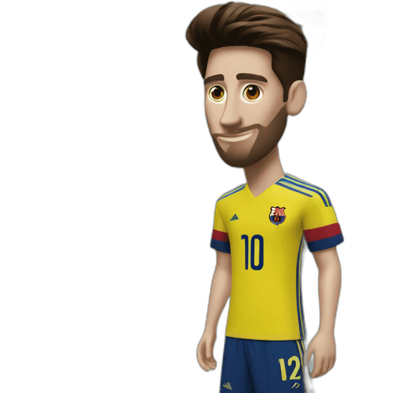 Messi wear fila shoes emoji