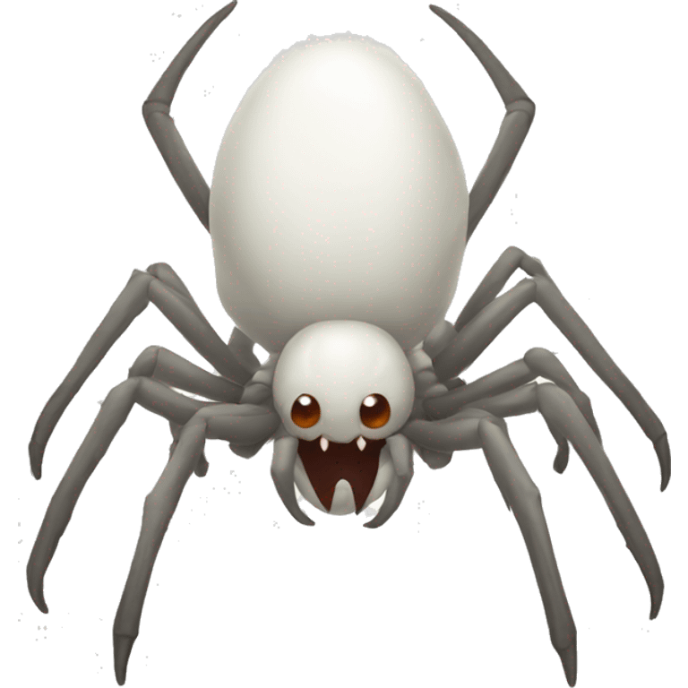 white phase spider monster front view emoji