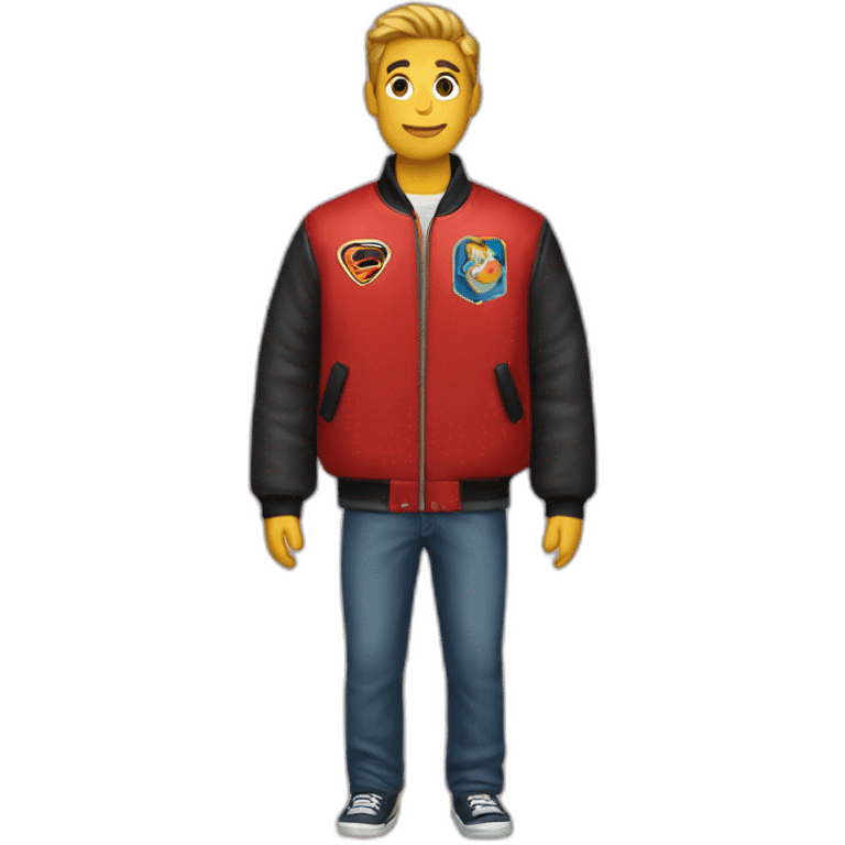 Red bomber jacket emoji