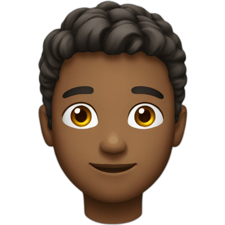 Young Man heads up emoji