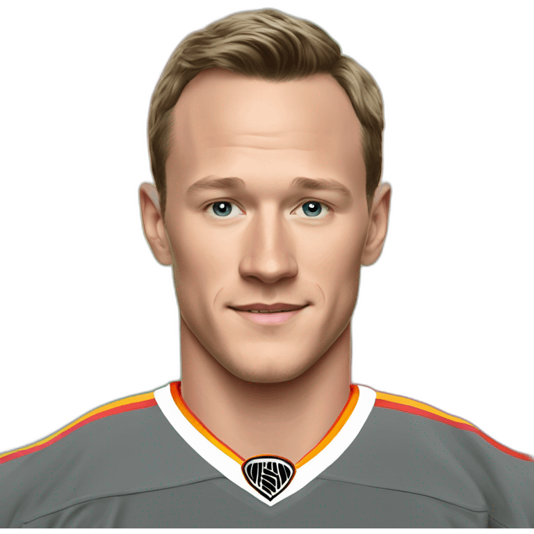 Jonathan Toews as a rainbow flame  emoji