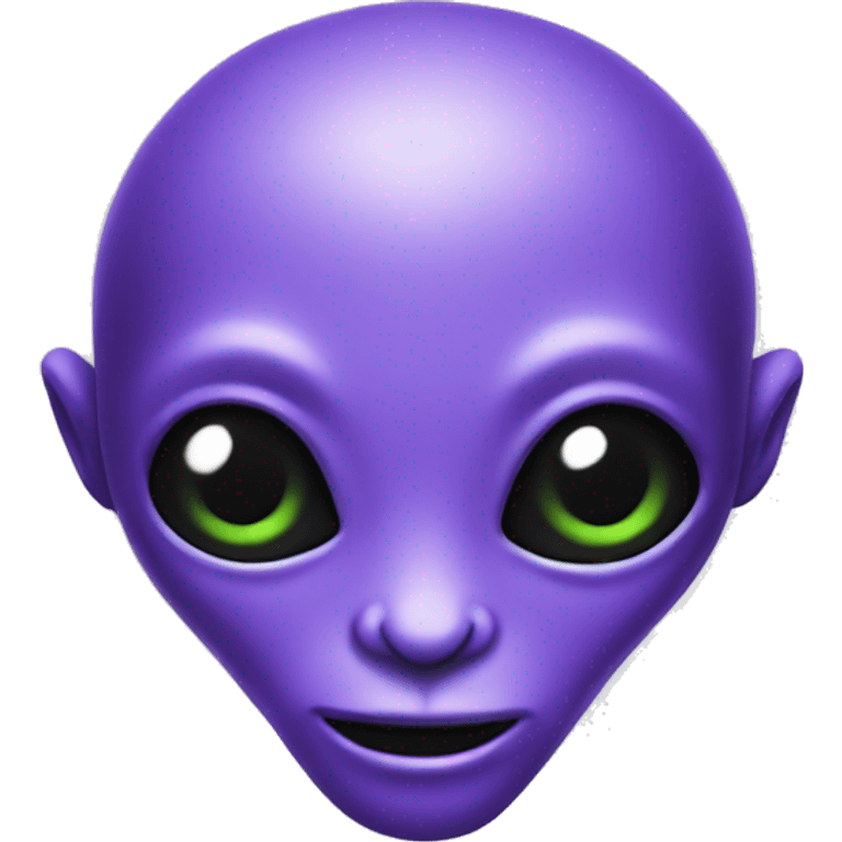 purple alien emoji