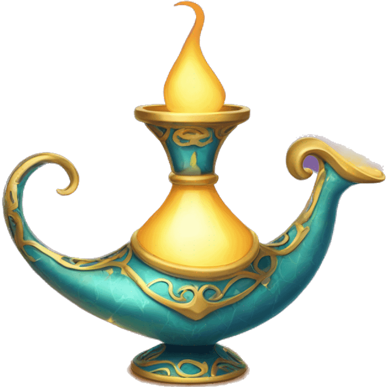 magic genie lamp emoji