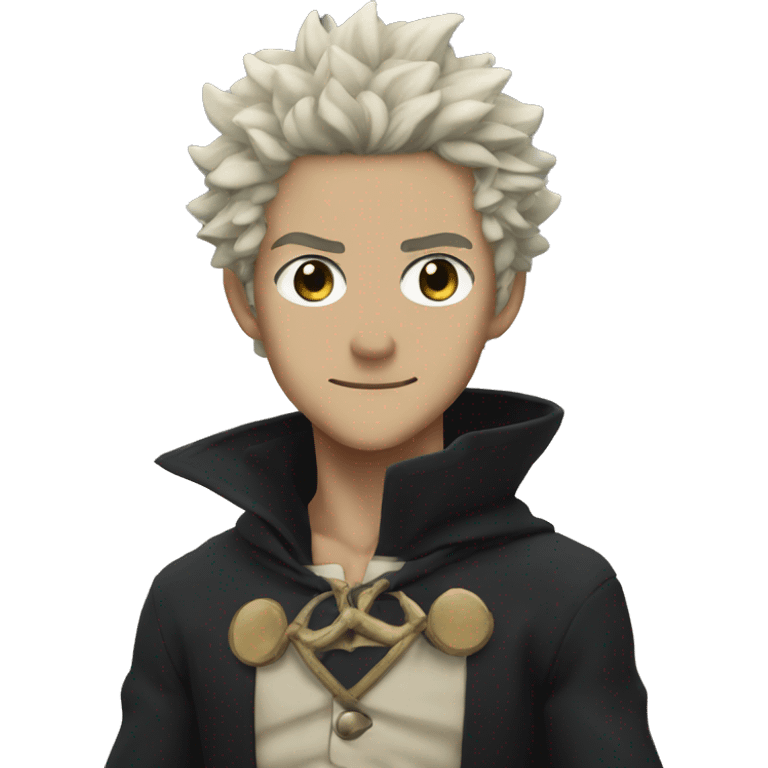 Black clover emoji