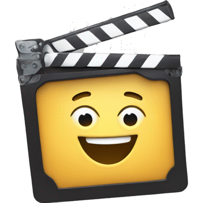 cinema clap, smiling, funny emoji