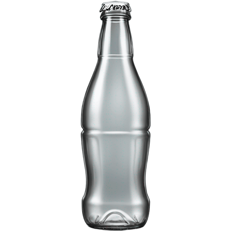 Coca cola bottle without its logo emoji