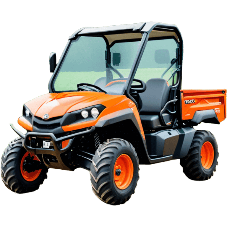 Farm Utility Vehicle (UTV) - Kubota RTV-XG850 (Model Year: 2021) (Iconic colour: Orange) emoji