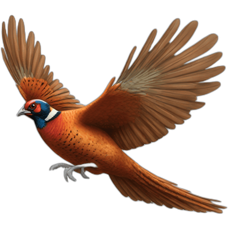 pheasant flying emoji