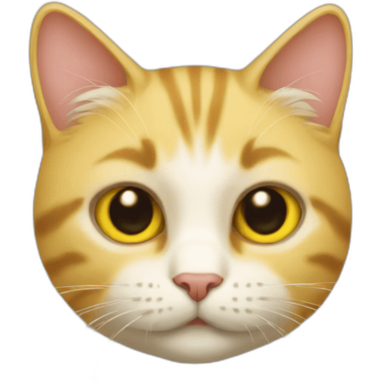 cat yellow emoji