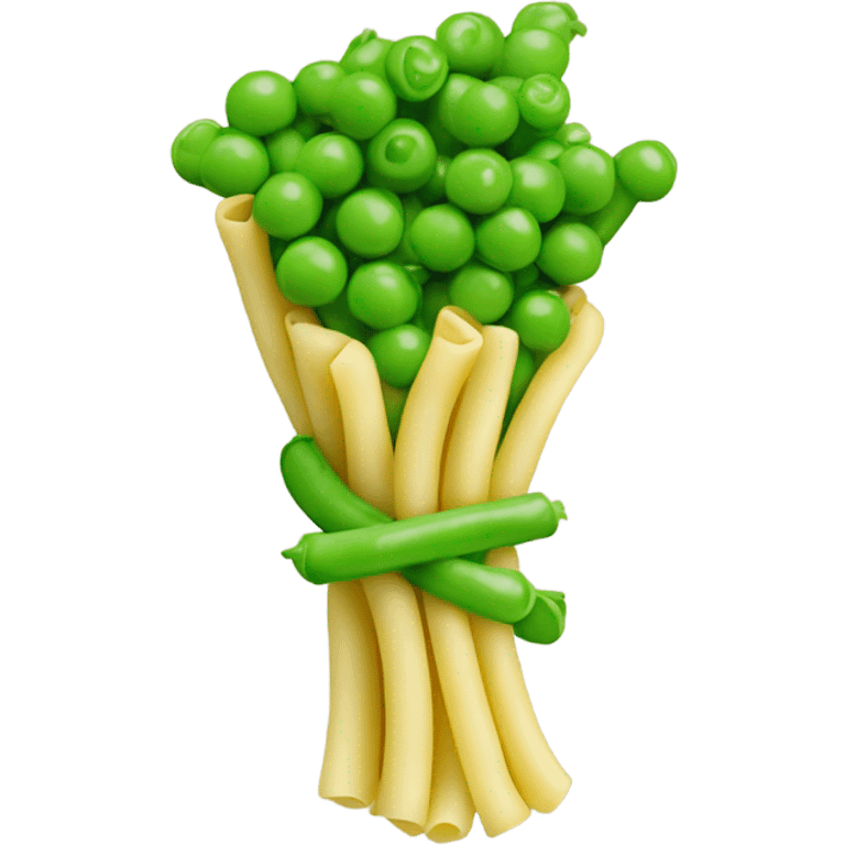 Bucatini with some peas emoji