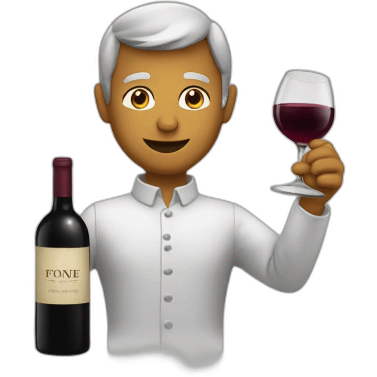 Prendre du vin emoji