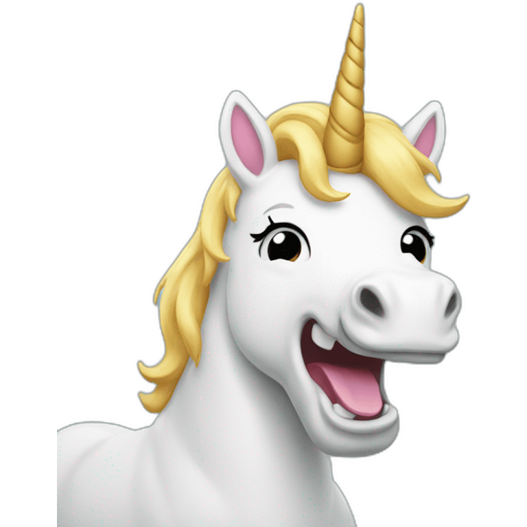 Unicorn giving thumbs up emoji