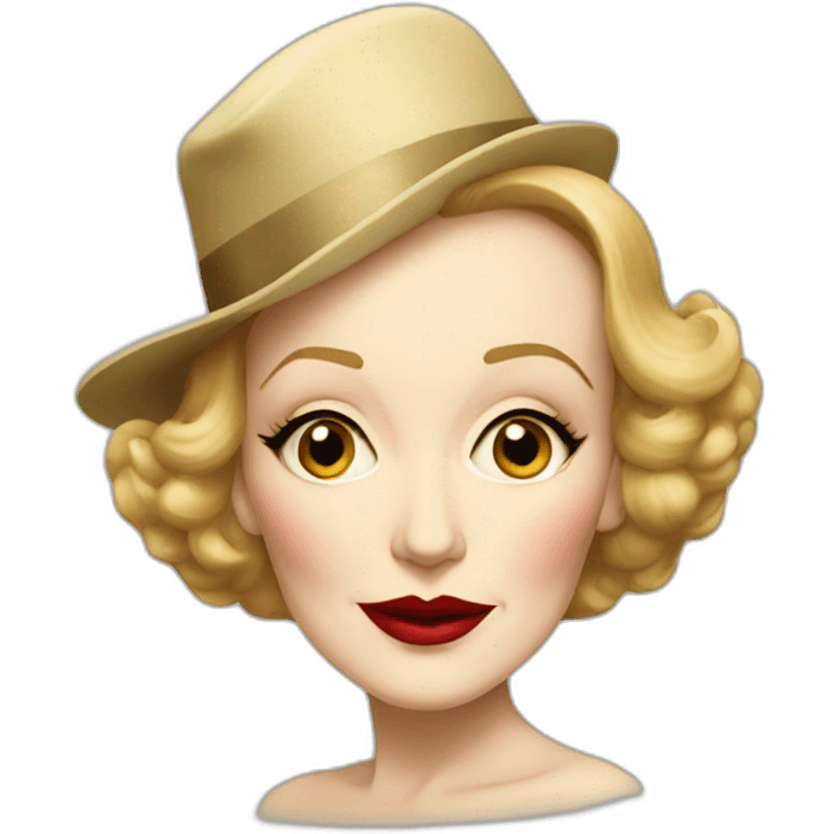 Marlene Dietrich emoji