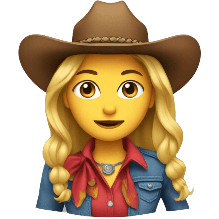 Cowgirl emoji