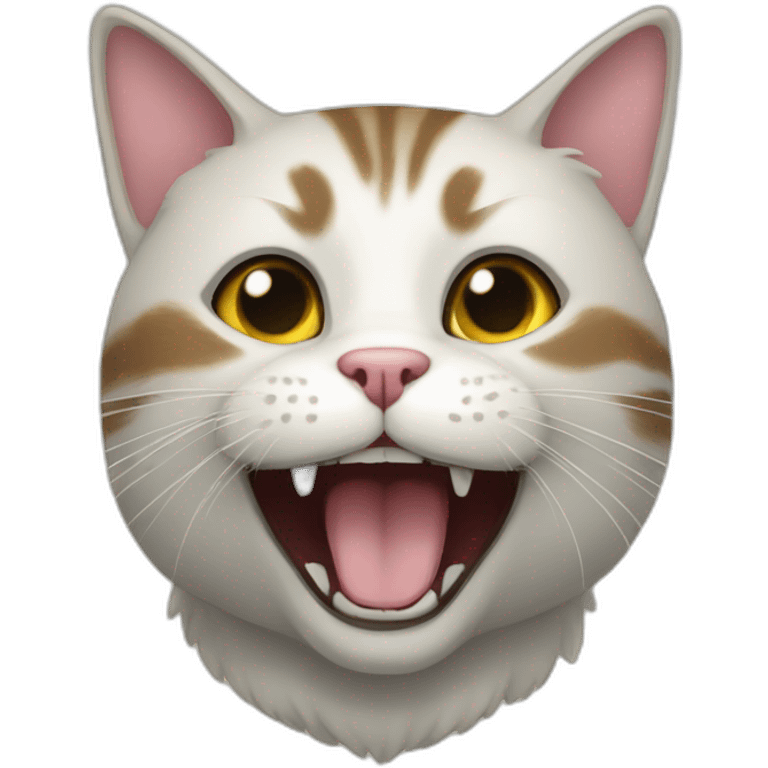 Cat helmeth happy emoji