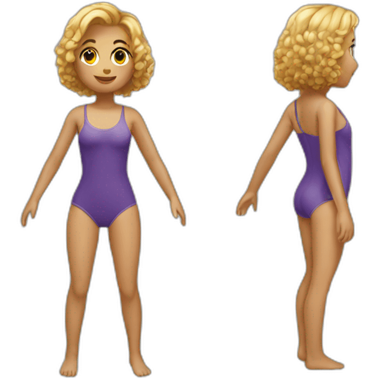 Tinny swimsuit emoji