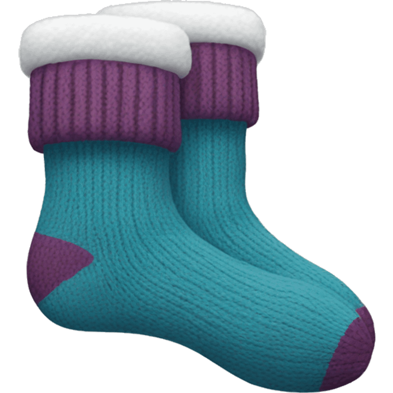 winter socks emoji