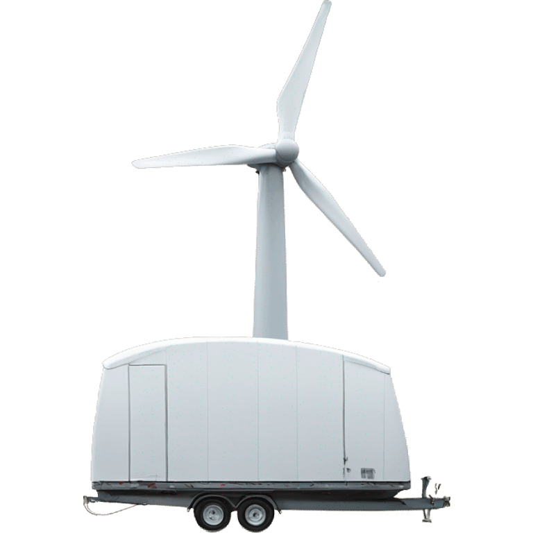 wind turbine on trailer emoji