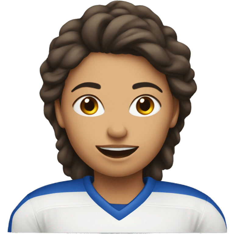 Moms playing hockey emoji