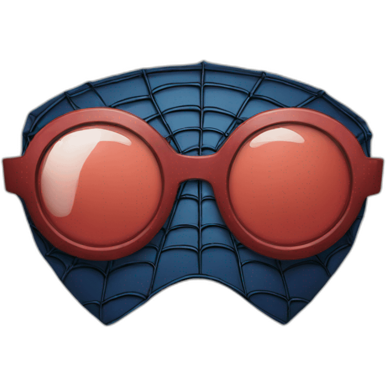 Spiderman avec des lunette  emoji