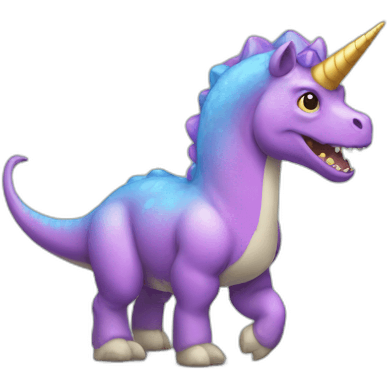 Dinosaur unicorn emoji