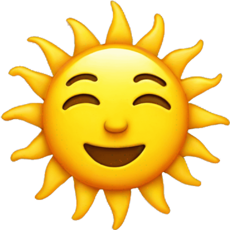 Sun emoji  emoji