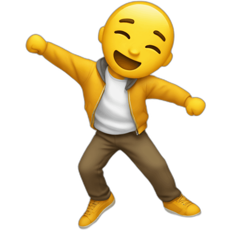 un emoji qui fait un dab emoji