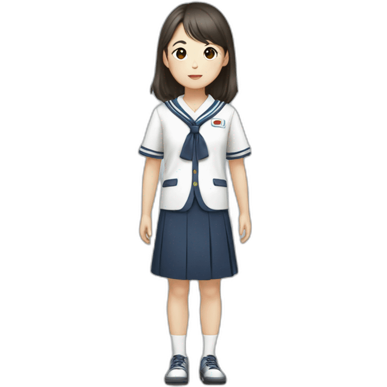 Korean school uniform emoji