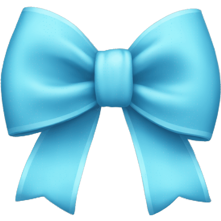 a light blue bow emoji