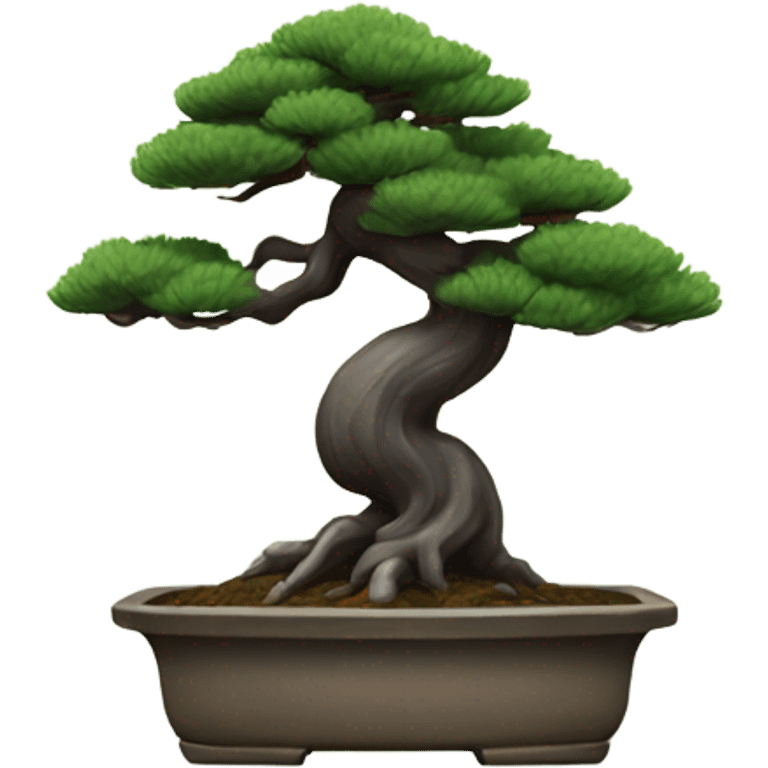 Japanese black pine bonsai tree  emoji