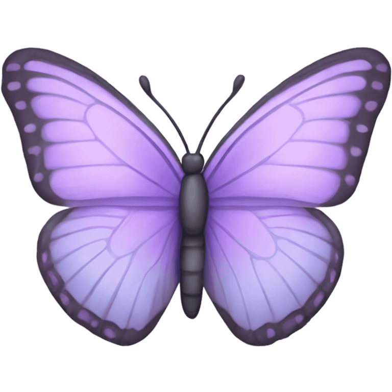 Pastel purple butterfly  emoji