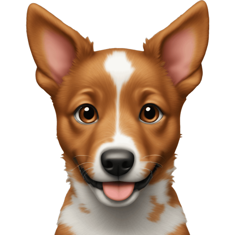 Red heeler puppy emoji