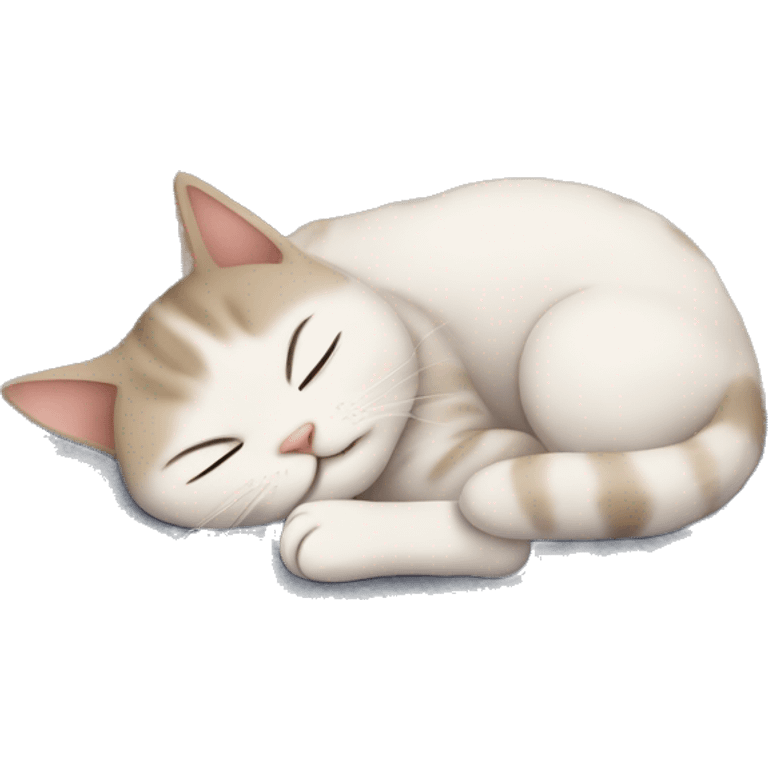 cute kitten sleep under rug emoji