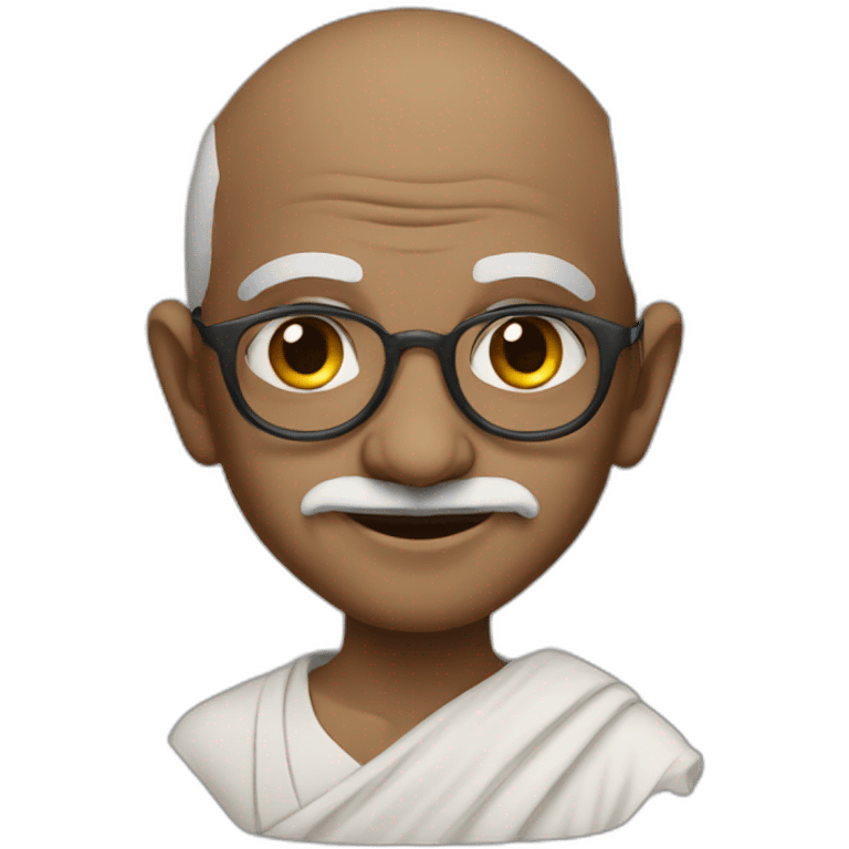 gandhi emoji