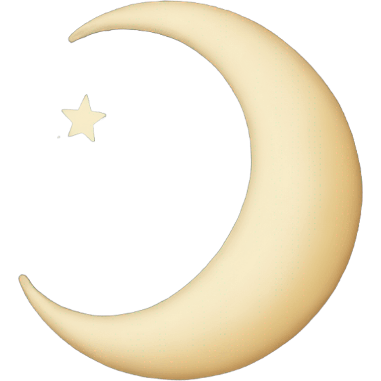 crescent moon emoji