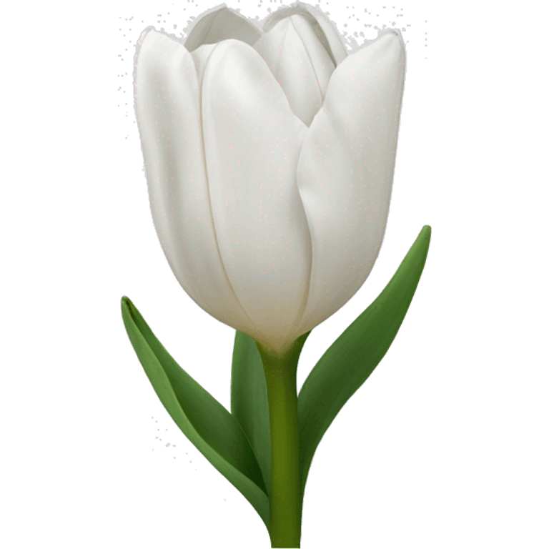 White tulipa emoji