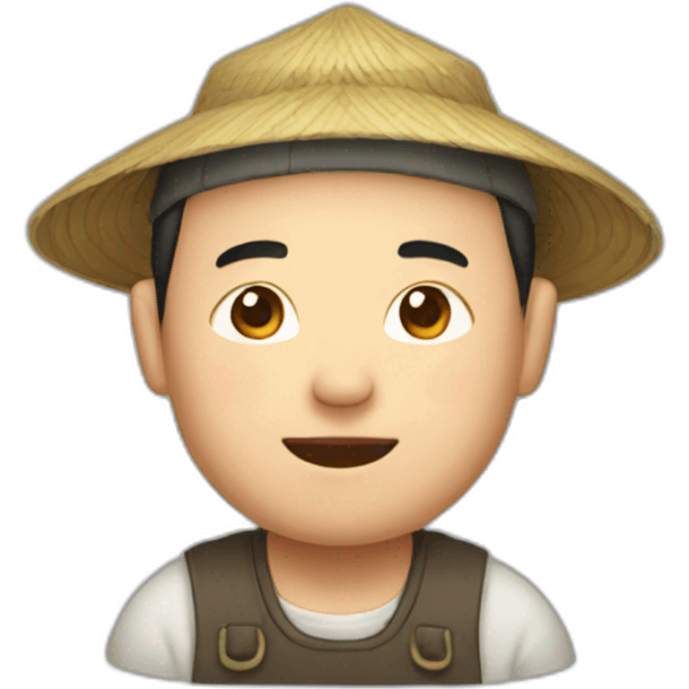 Chinese farmer emoji