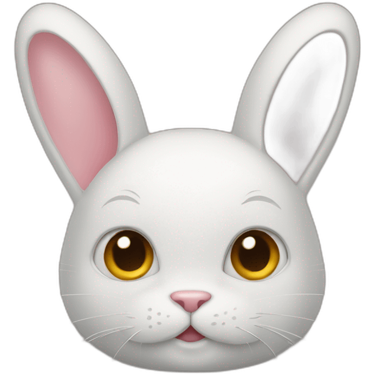 Lapin et chat emoji