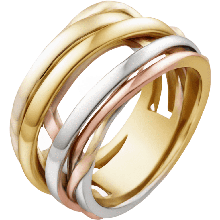 cartier trinity ring emoji