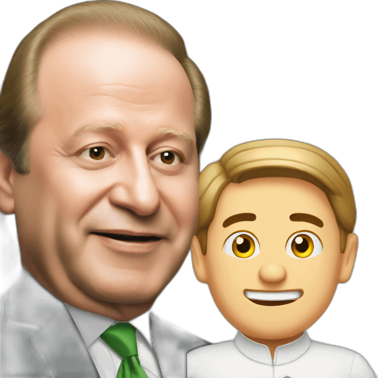 Nawaz sharif cheeky emoji