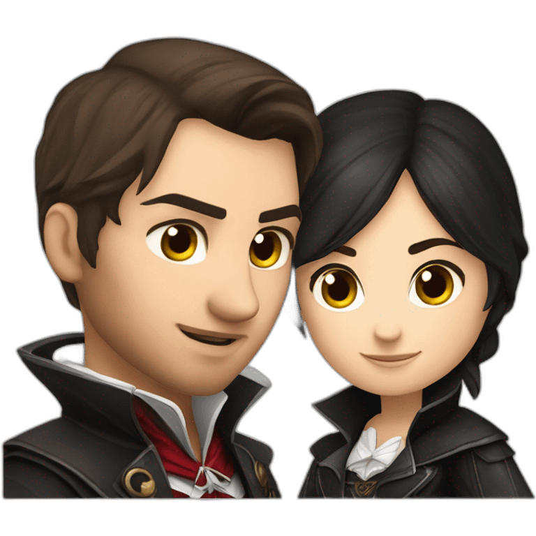 assassin's creed jacob and evie frye emoji